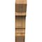 Ekena Millwork Balboa Slat Rough Sawn Bracket, Western Red Cedar, 6"W x 24"D x 24"H BKT06X24X24BOA06RWR - alternate 4